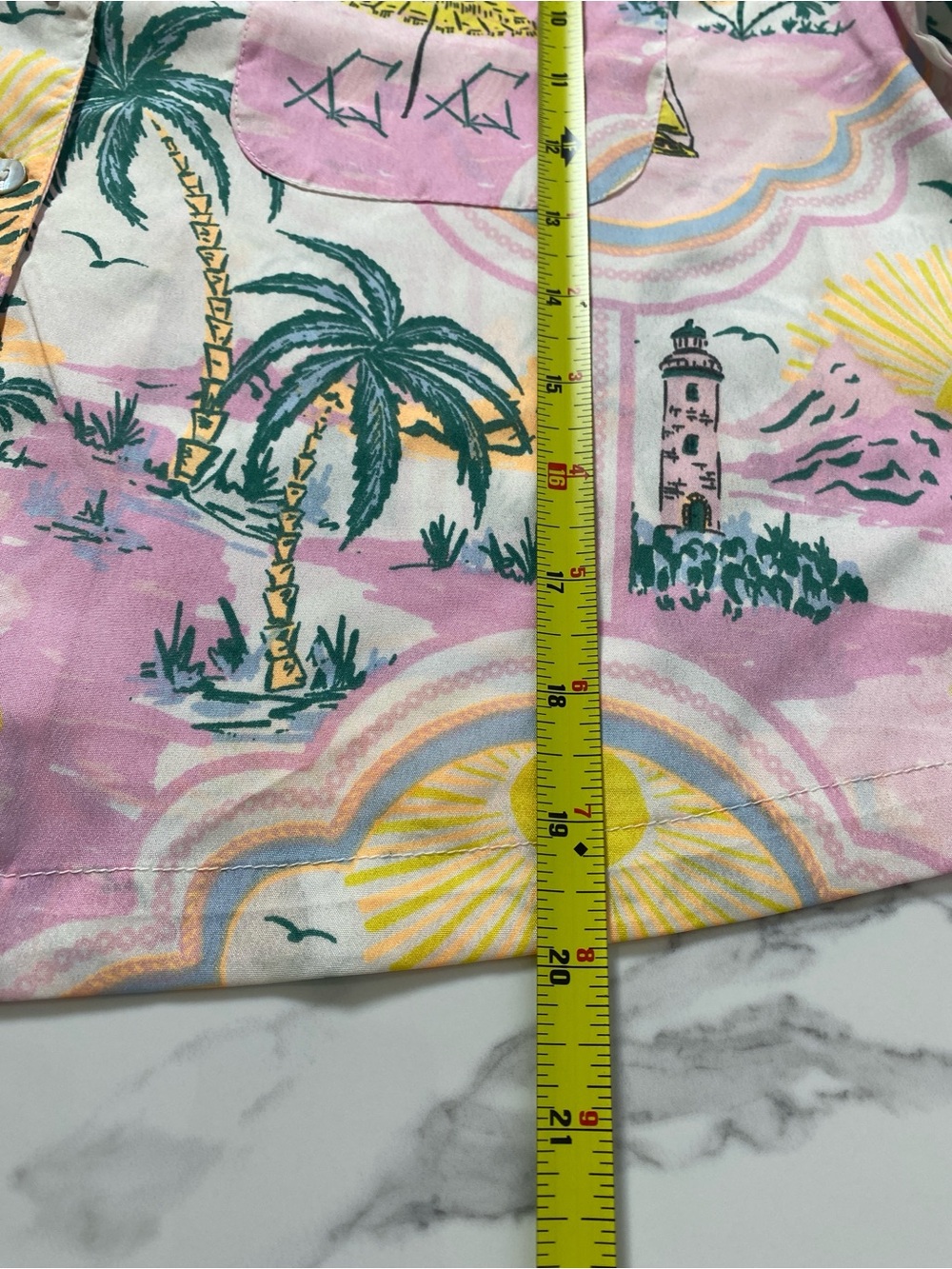 Cynthia Rowley Women's Sleepwear Set Med Button Top Short Tropical Pring NWT - Picture 6 of 8